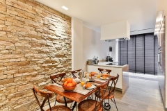 Une cuisine ouverte en appartement